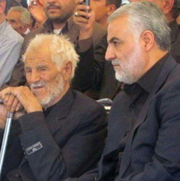 پدر گرانقدر سردار حاج قاسم سلیمانی شب گذشته به ملکوت اعلا پیوست