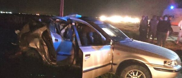 ️تصادف تریلی با خودروی سمند در جاده گنبدکاووس با ۶ مصدوم