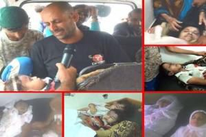 شهادت اعضای خانواده هنگام نماز صبح +عکس