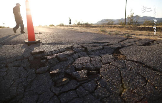 فیلم/ رانش زمین در کالیفرنیا
