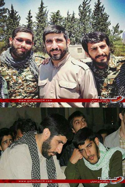 عکس/ مداح مشهور در کنار شهدای«مدافع حرم»