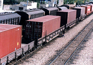 صادرات و واردات از طریق مرز ریلی اینچه برون