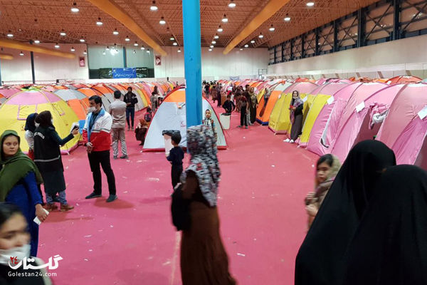 وضعیت اسکان سیل زدگان آق قلا