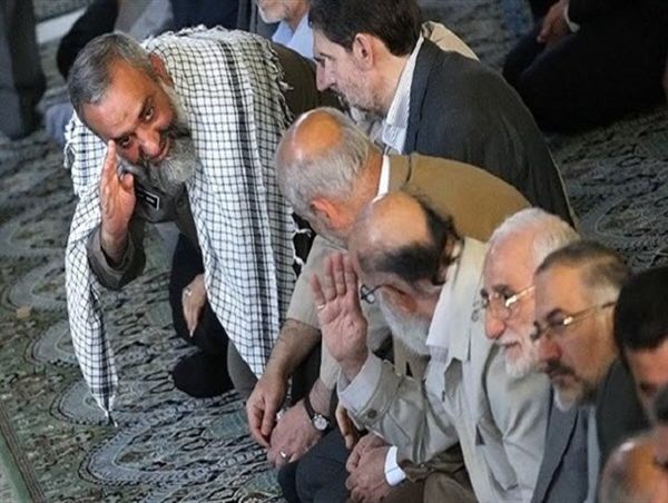 گفتگوی سردار نقدی و عارف در بیت رهبری