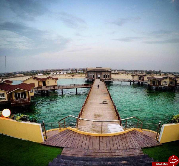 اولین هتل ایرانی روی دریا در کیش +تصاویر