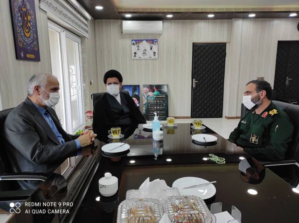 رئیس کل دادگستری گلستان با فرمانده سپاه نینوا استان دیدار کرد