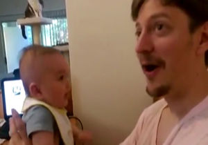 دانلود کلیپ حرف زدن نوزاد سه ماهه