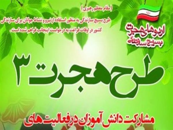  مشارکت ۵۰۰ نفر ساعت‌روز دانش‌آموزان شهرستان گنبدکاووس در طرح "هجرت ۳"/ ۶ مدرسه بازسازی و بهسازی می‌شود 