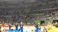 عکس/ حال و هوای والیبالیست‌‌ها بعد از باخت