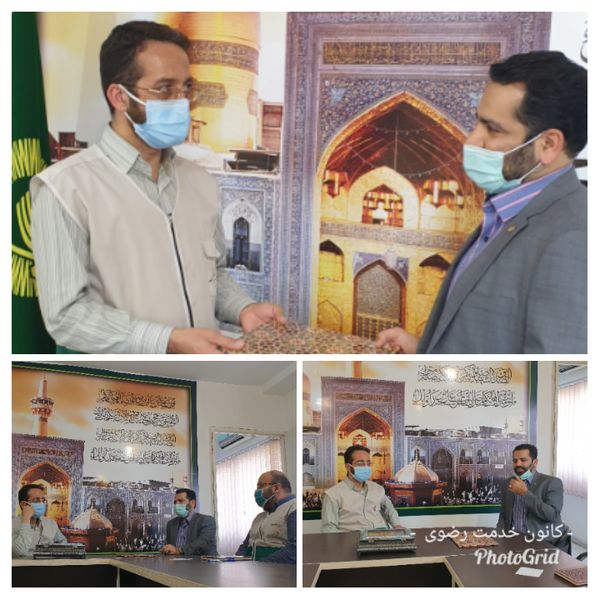 سید رضا حسینی رییس کانون خبر و فضای مجازی کانون های خدمت رضوی گلستان شد
