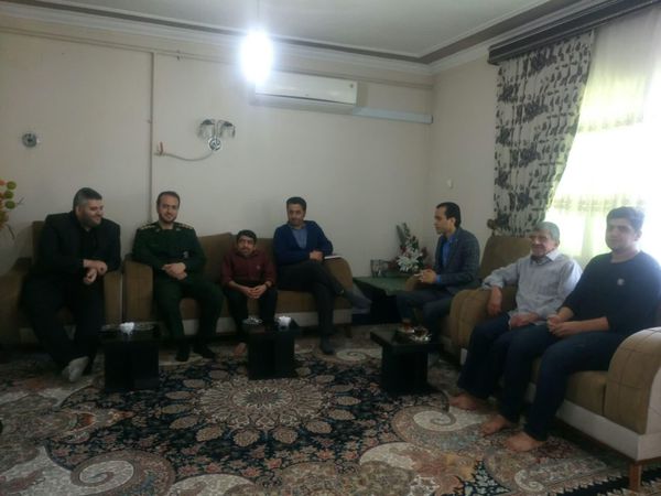 دیدار اصحاب رسانه استان با خبرنگار حادثه دیده گلستانی