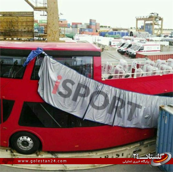 عکس / اتوبوس تشریفاتی پرسپولیس