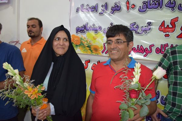 بازگشت اولین زوج گلستانی صعود کننده به قله آرارات + تصویر