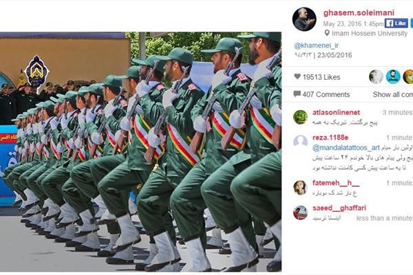 اینستاگرام هم مقابل سردار سلیمانی توان مقاومت از دست داد