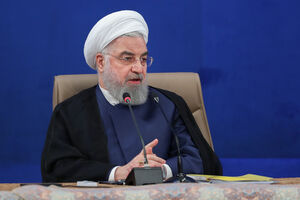 فیلم/ روحانی: کرونا به ما یاد داد روی پای خودمان بایستیم
