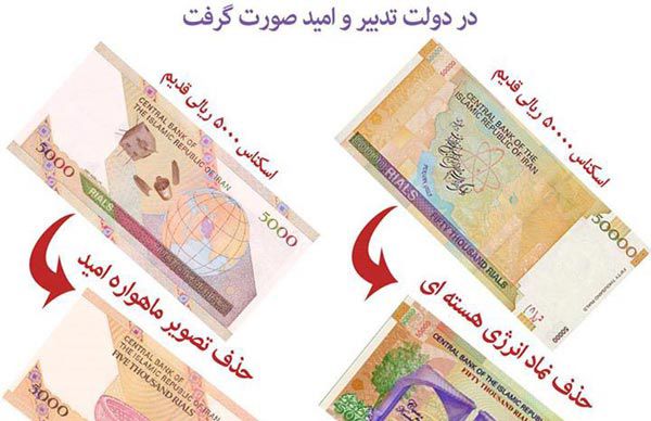 وقتی اسکناس 5000 تومانی لباس عید پوشید!