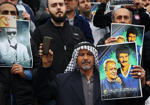 آخرین وداع با پورحیدری در شیرودی/پدرِ استقلال راهی خانه ابدی شد +عکس، فیلم و حواشی 