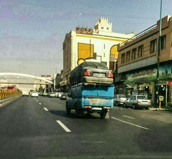 عکس/ حمل پراید با نیسان!