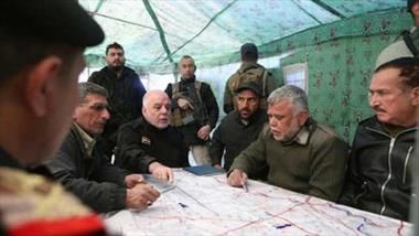  چادر فرماندهان الحشد‌الشعبی هدف موشک‌ لیزری قرار گرفت
