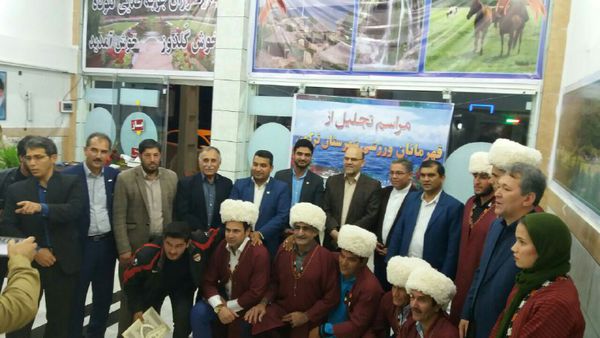 تجلیل از قهرمانان و مدال آوران المپیکی گلستان