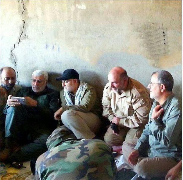 سرداران پاکپور و سلیمانی در فلوجه+عکس