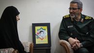  رئیس سازمان بسیج مستضعفین با خانواده شهیدان صفرخانی دیدار کرد+تصاویر 