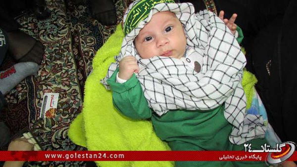 همایش شیرخوارگان حسینی در حسینیه دزیانیهای گرگان برگزارشد