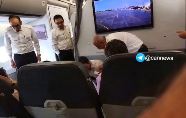 فوت یکی از مسافران در پرواز مسکو تهران +عکس