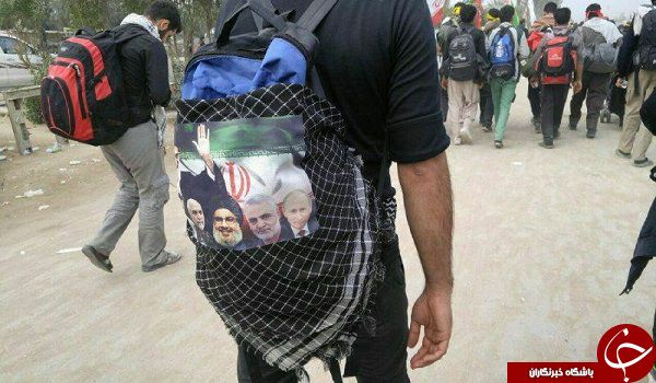 عکس پوتین و سردار سلیمانی در پیاده روی اربعین