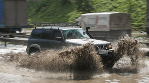 فیلم/ آب گرفتگی شدید معابر بغداد
