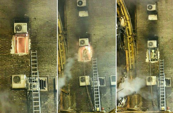 عکس/جان‌فشانی در وقت‌های اضافه 