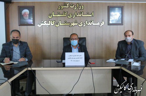 اولین جلسه کارگروه اشتغال شهرستان گالیکش برگزار شد