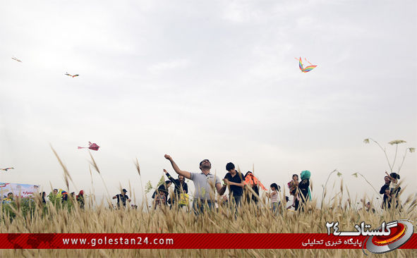 جشن پرواز بادبادکها در گرگان+عکس