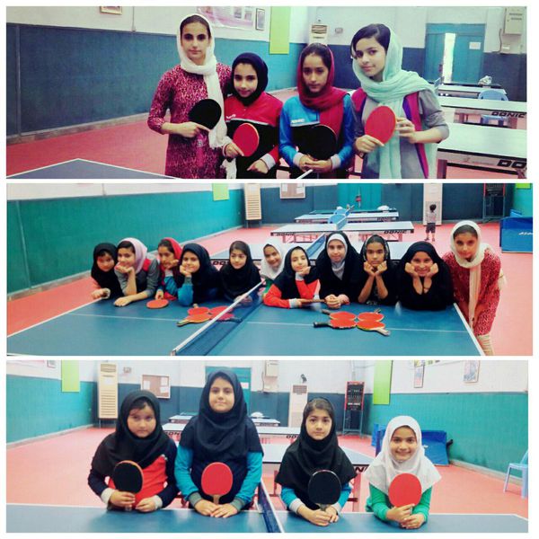مسابقات انتخابی تنیس روی میز دختران نونهال گلستان + عکس