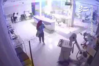 فیلم/ لحظه وقوع زلزله در بخش نوزادان بیمارستان