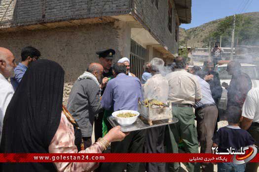 حضور خدام رضوی در مزار شهدای گمنام کردکوی و حضور در روستای درازنو ، میل رادکان و حاجی آباد 