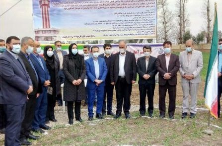 کلنگ زنی ساختمان و ابنیه فنی سامانه رادار هواشناسی استان گلستان