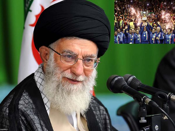 تبریک امام خامنه ای در پی قهرمانی تیم ملی کشتی آزاد در مسابقات جهانی