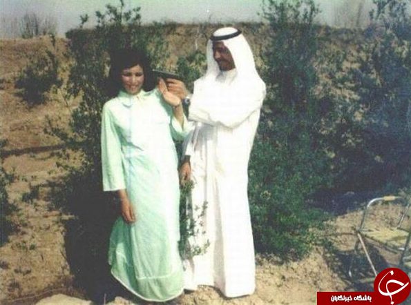 شوخی مرگبار صدام حسین با همسرش +عکس