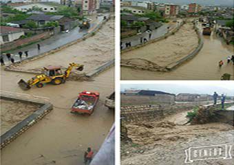 تصاویر/ آنچه در یک روز بارانی هولناک بر گلستان گذشت