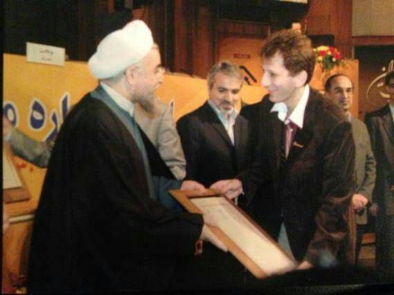 عکس/ تقدیر روحانی از بابک زنجانی