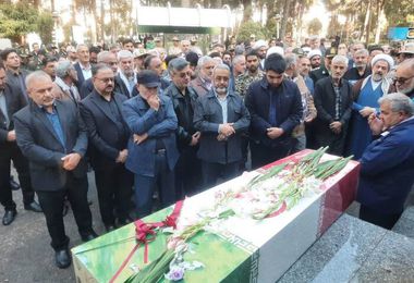  آیین استقبال و تشییع نمادین پیکر شهید خوشنام در گنبد کاووس