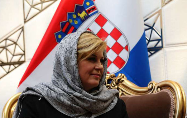 حجاب خانم رئیس جمهور در تهران+ عکس