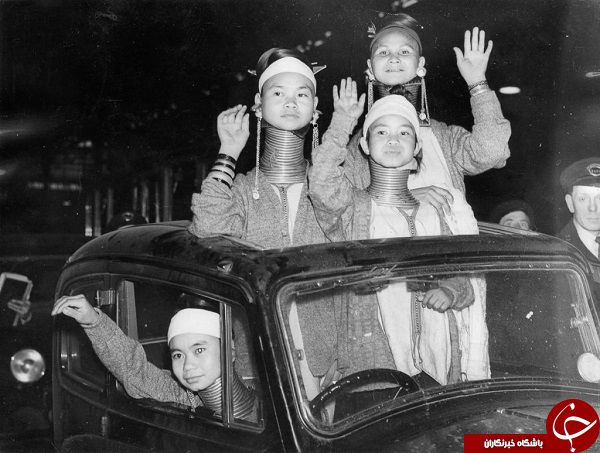 زنان گردن دراز یک قبیله آفریقایی + تصاویر