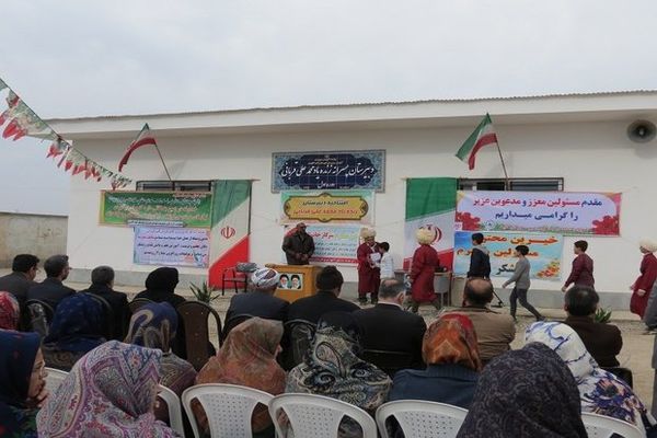 افتتاح دبیرستان خیّرساز زنده یاد «محمدعلی قربانی» در گنبدکاووس